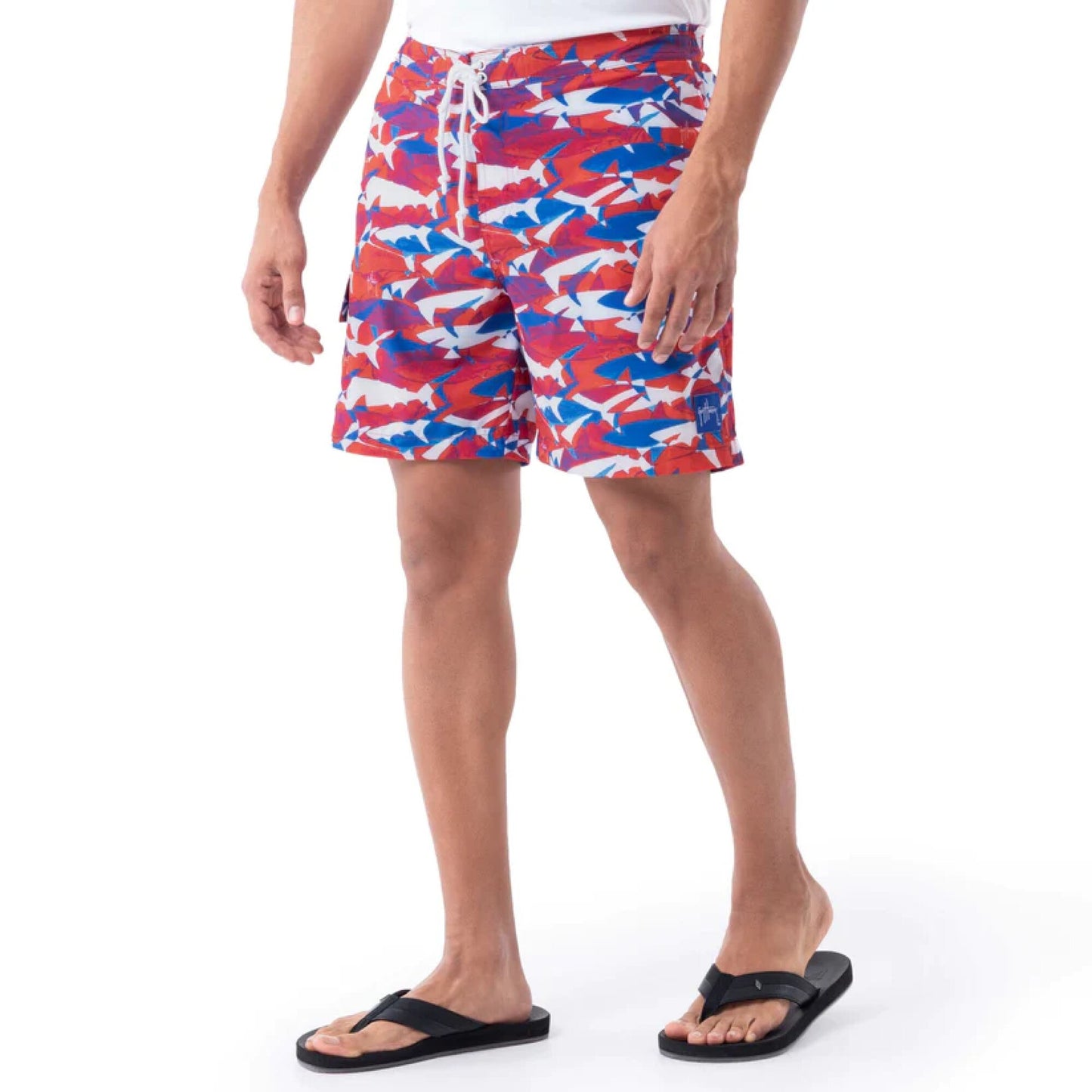 SHORT PARA HOMBRE USA SHARK - RIBBON RED