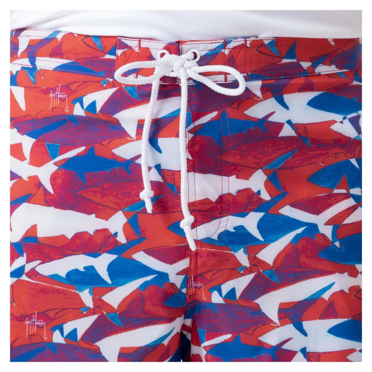 SHORT PARA HOMBRE USA SHARK - RIBBON RED#RIBBON RED