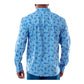 CAMISA MANGA LARGA PARA PESCA RETRO BILLFISH - POWDER BLUE