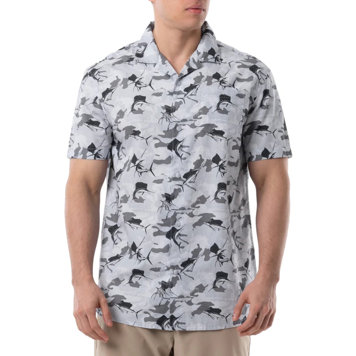 CAMISA MANGA CORTA PARA PESCA CAMO SAIL - MICROCHIP