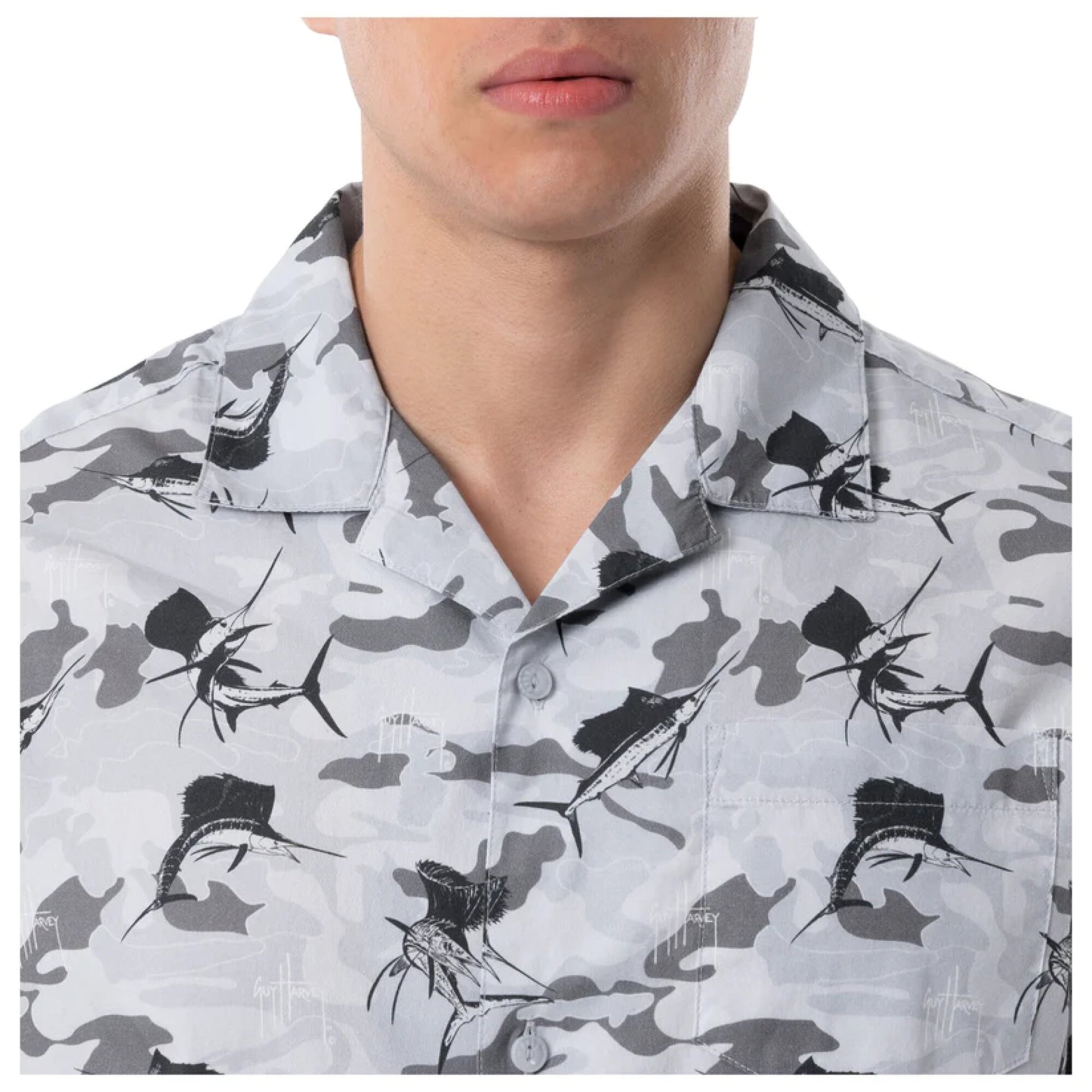 CAMISA MANGA CORTA PARA PESCA CAMO SAIL - MICROCHIP#MICROCHIP