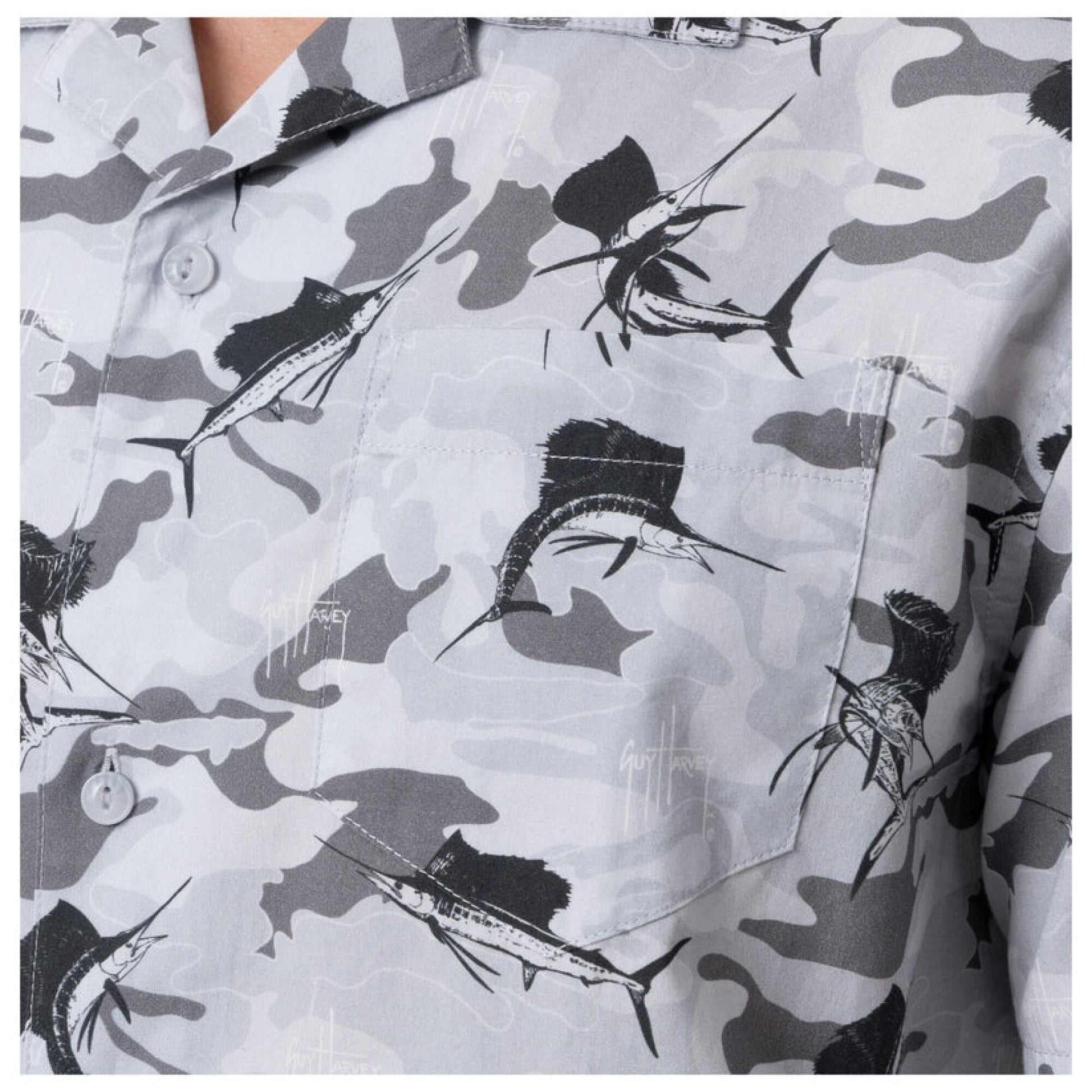 CAMISA MANGA CORTA PARA PESCA CAMO SAIL - MICROCHIP#MICROCHIP
