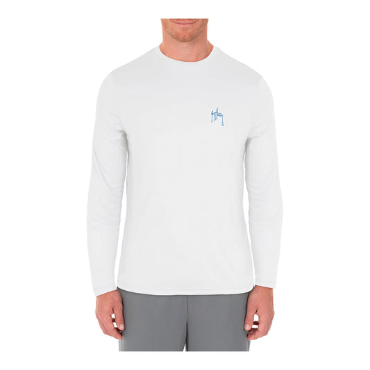 CAMISETA MANGA LARGA DE PROTECCIÓN SOLAR CORE SOLID - BLANCO