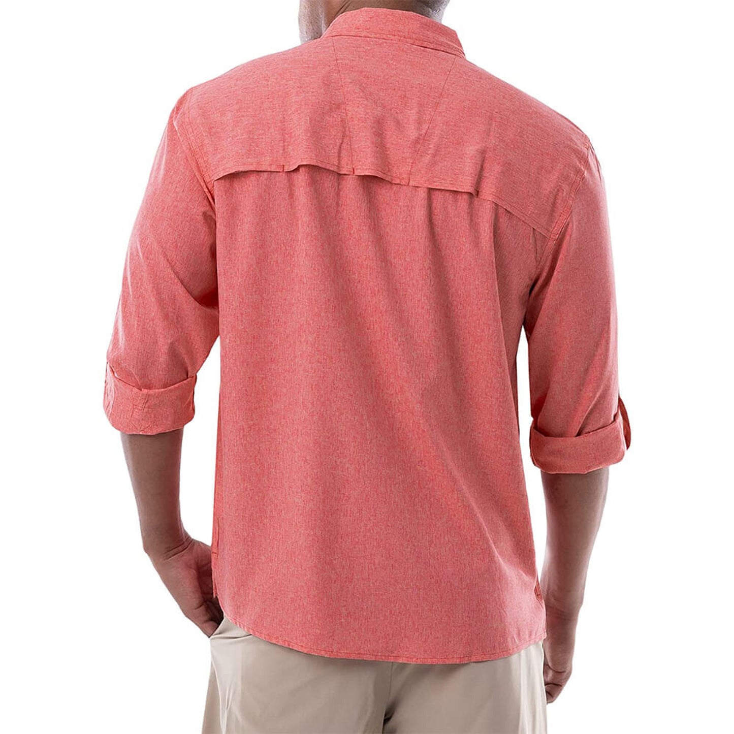 CAMISA MANGA LARGA PARA PESCA CATIONIC FISHING - TOMATO#TOMATO