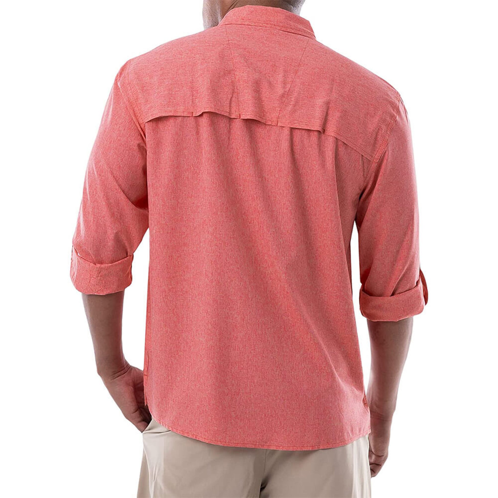 CAMISA MANGA LARGA PARA PESCA CATIONIC FISHING - TOMATO#TOMATO