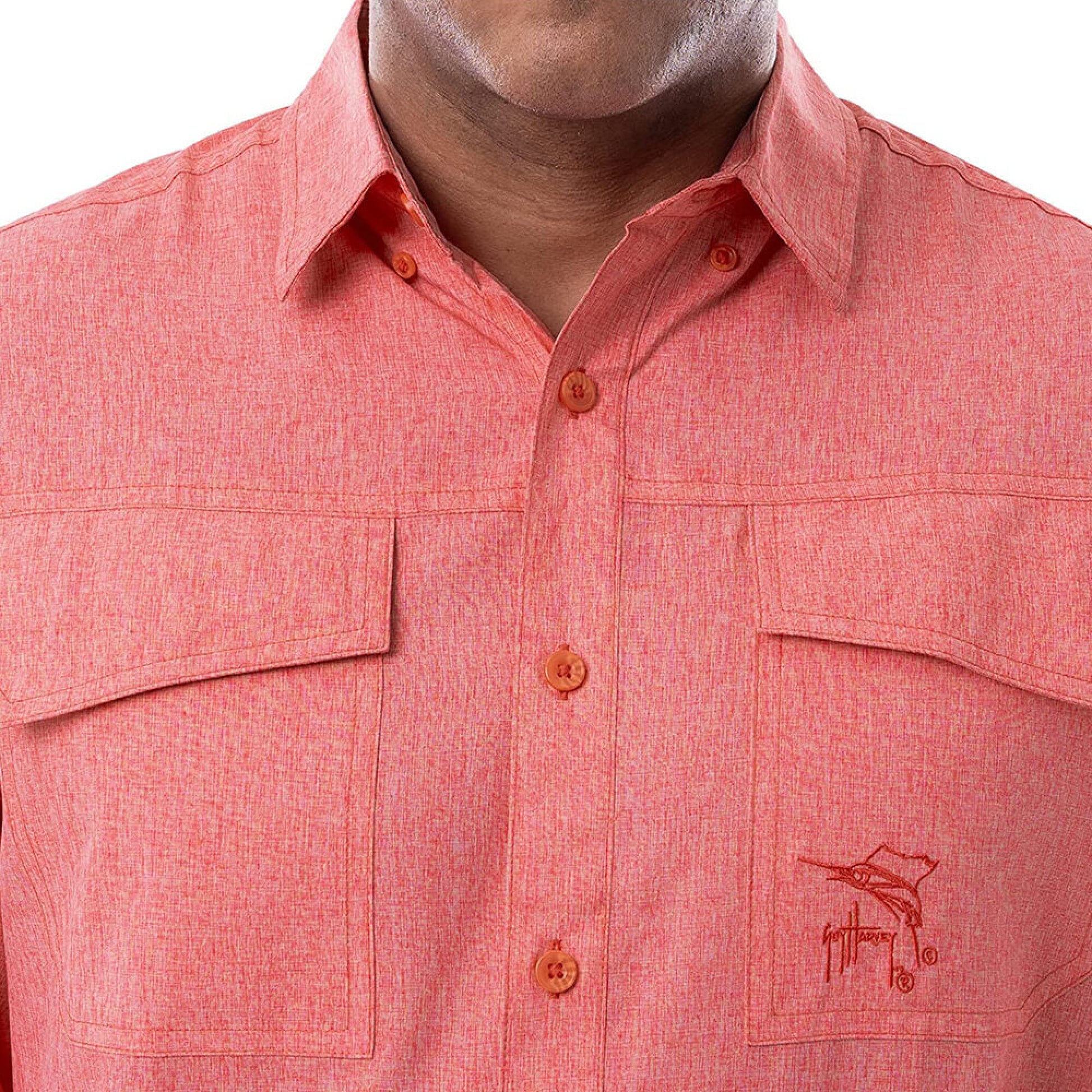 CAMISA MANGA LARGA PARA PESCA CATIONIC FISHING - TOMATO#TOMATO