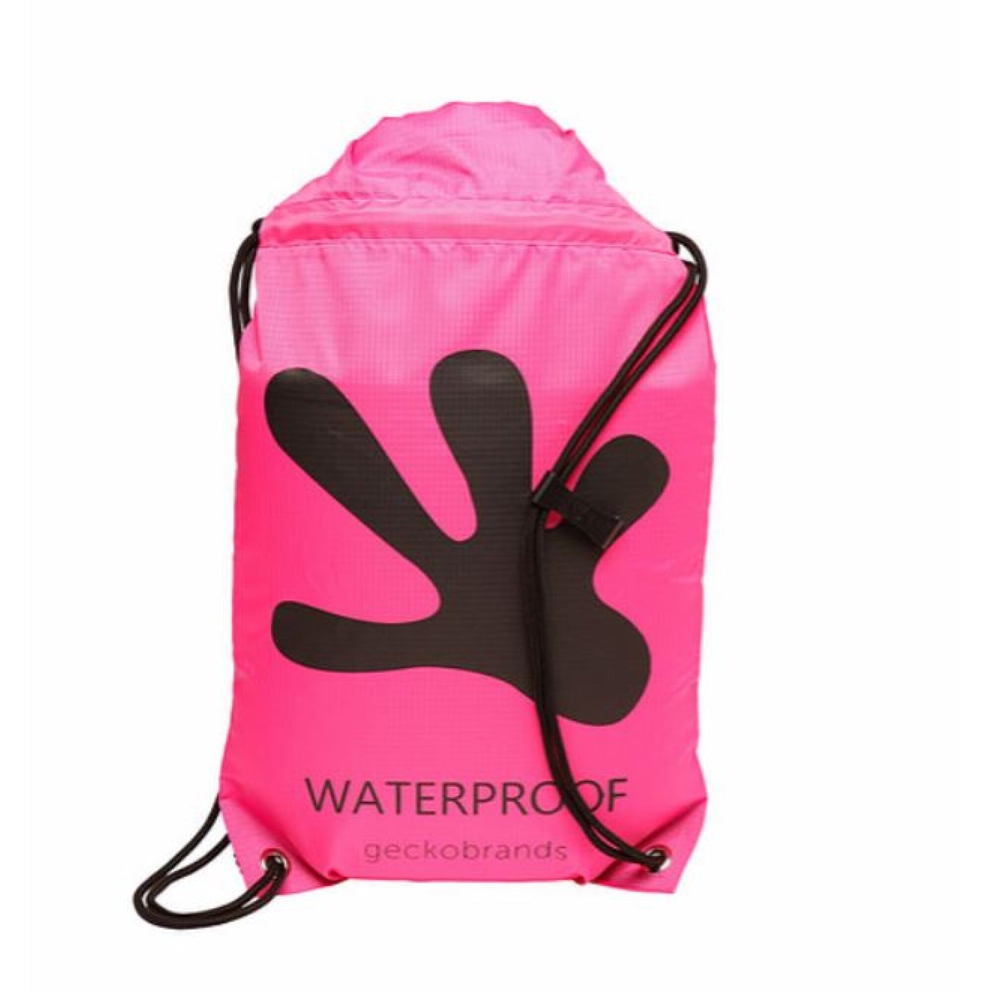 BOLSO IMPERMEABLE 10L - ROSADO / NEGRO