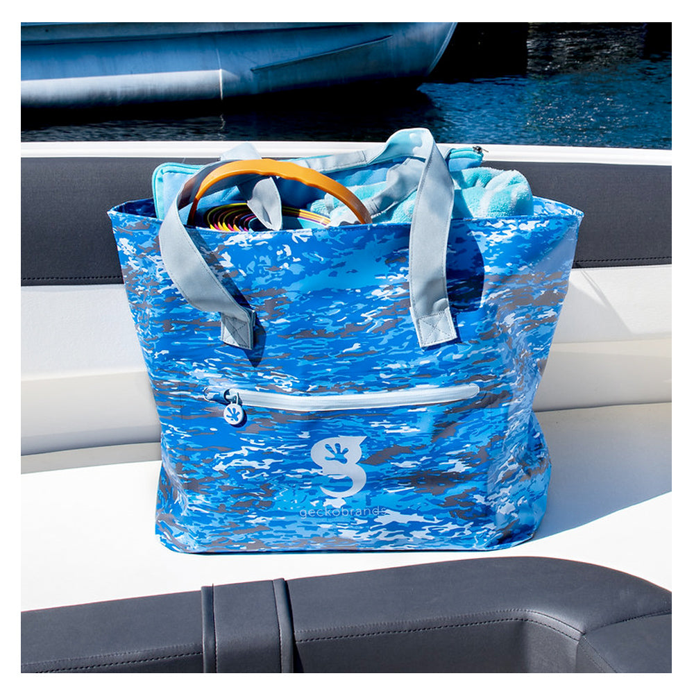 BOLSO DE PLAYA IMPERMEABLE ESCAPE - OCEAN GECKOFLAGE#OCEAN GECKOFLAGE