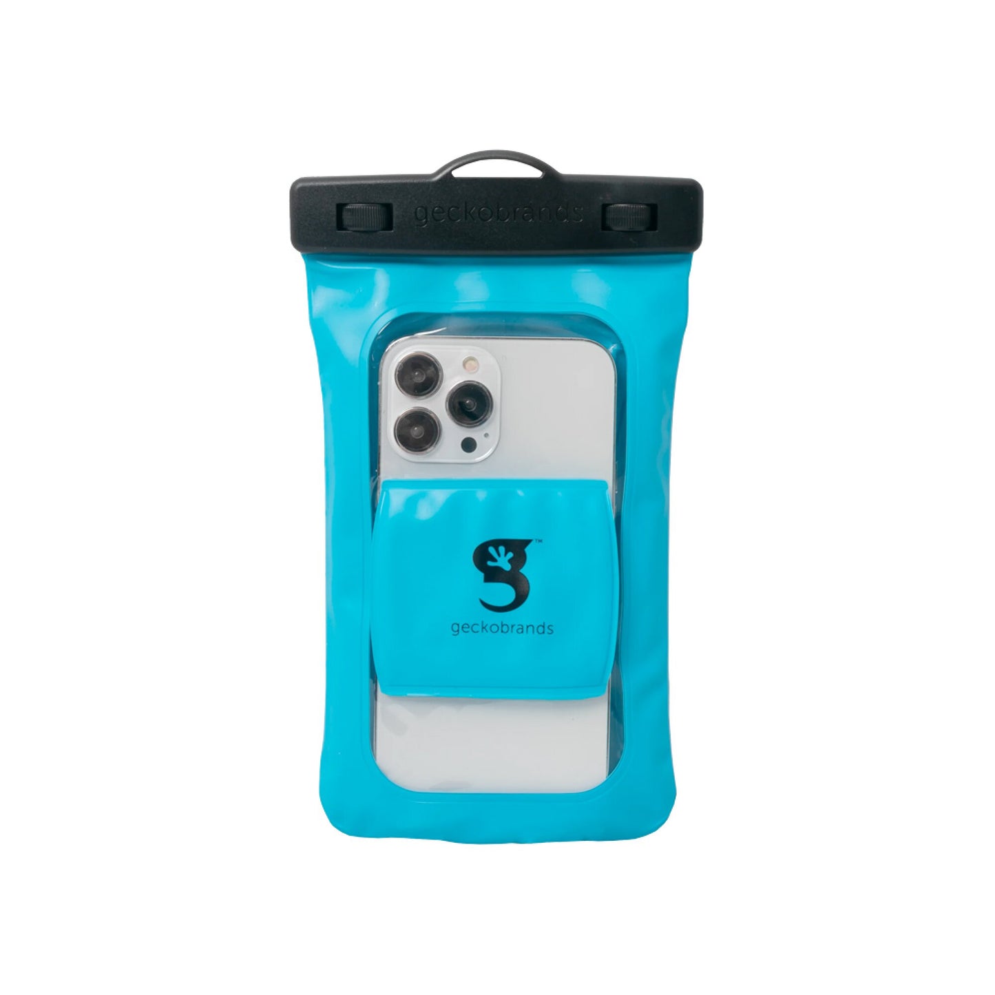 PROTECTOR IMPERMEABLE FLOTANTE PARA CELULAR CON BRAZALETE - NEON BLUE#NEON BLUE