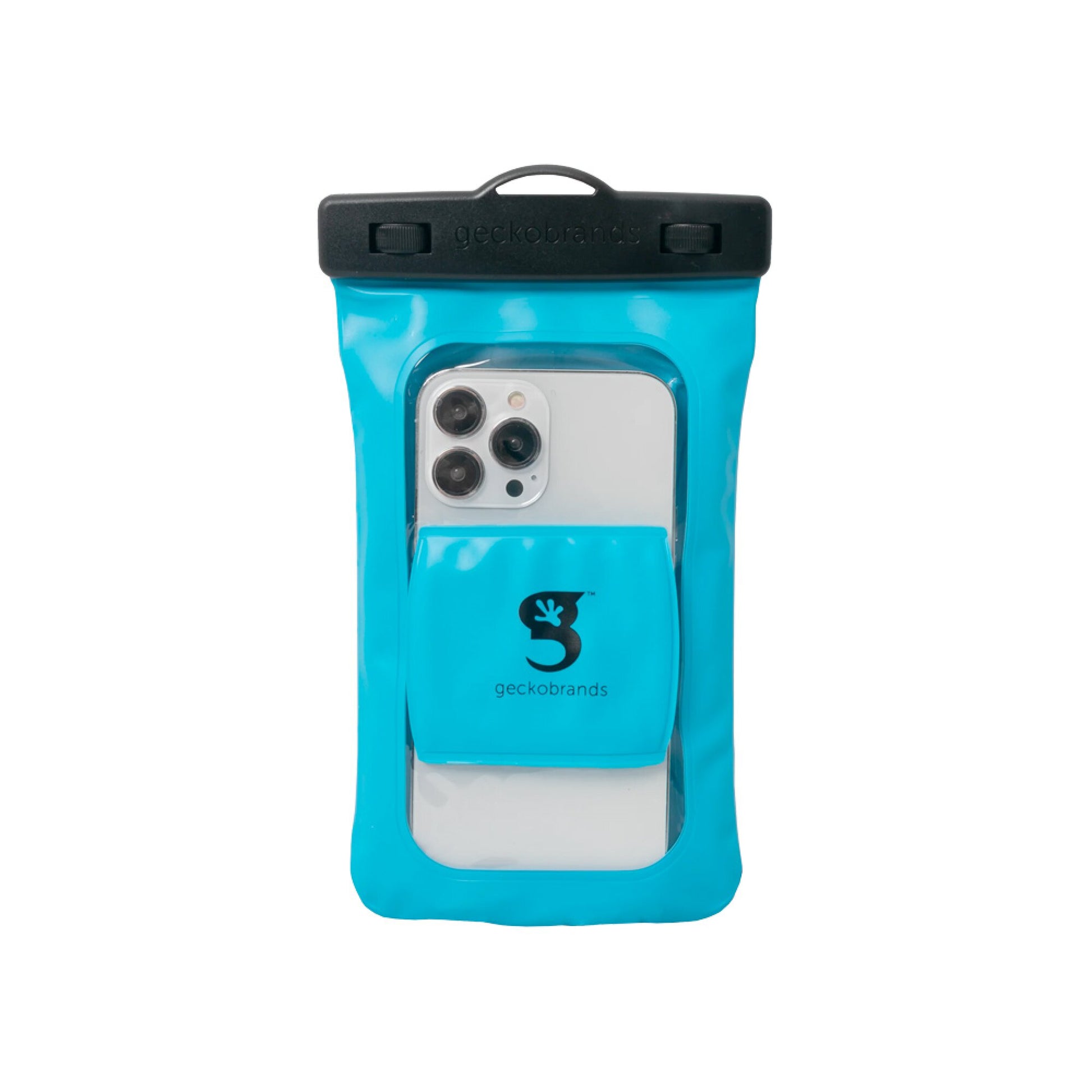 PROTECTOR IMPERMEABLE FLOTANTE PARA CELULAR CON BRAZALETE - NEON BLUE#NEON BLUE