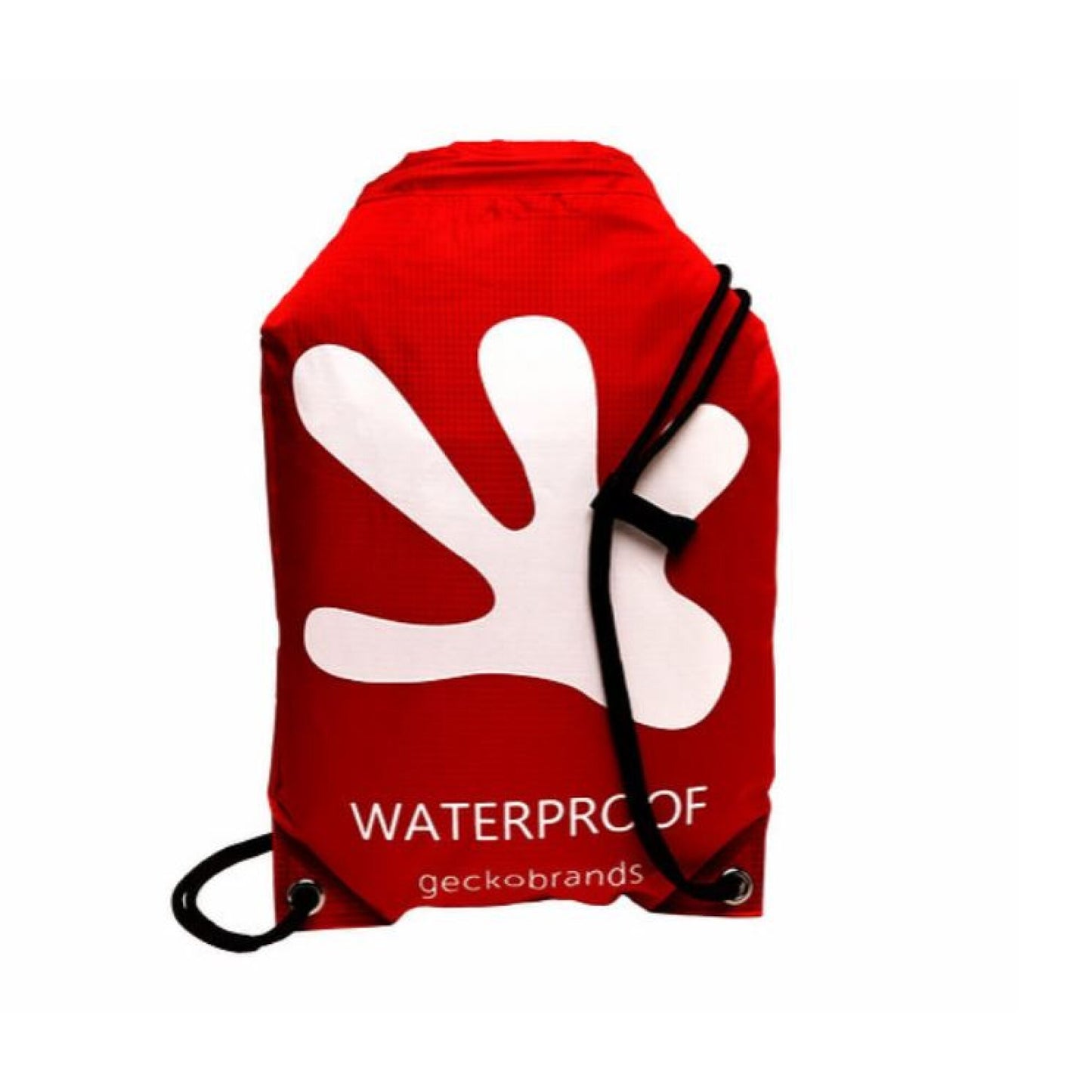 BOLSO IMPERMEABLE 10L - ROJO/BLANCO