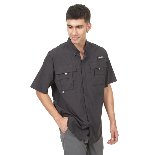 CAMISA HOMBRE COIBA SS / OUTDOOR ADVENTURE#NEGRO