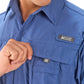 Camisa manga Corta Outdoor Adventure Coiba - Azul