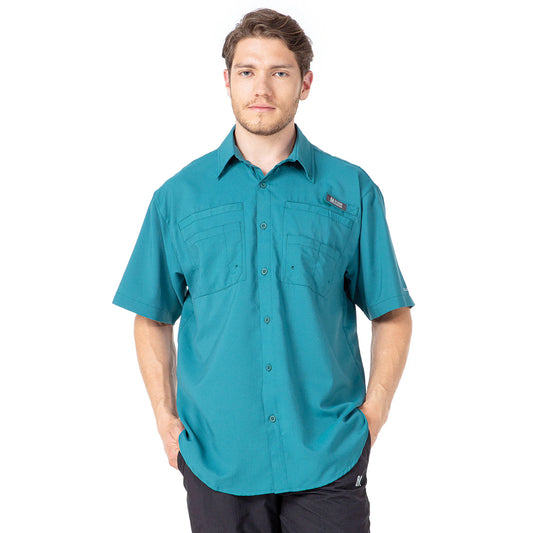 CAMISA HOMBRE SAMARA MANGA CORTA / OUTDOOR ADVENTURE - VERDE