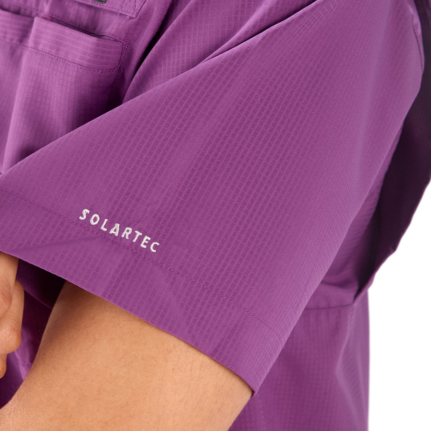 CAMISA HOMBRE SAMARA MANGA CORTA OUTDOOR ADVENTURE - Morado