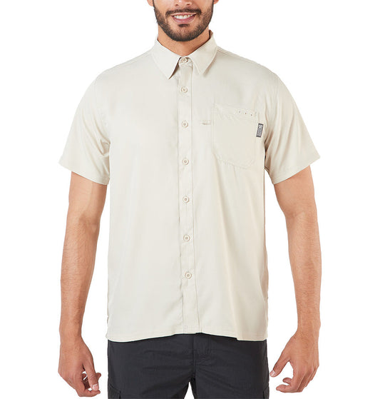 CAMISA DE HOMBRE QUEPOS MANGA CORTA / OUTDOOR ADVENTURE