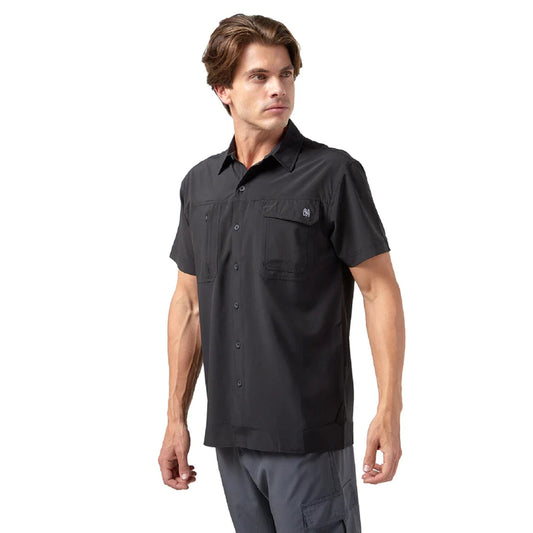 CAMISA HOMBRE LAS PERLAS SS / OUTDOOR ADVENTURE#NEGRO