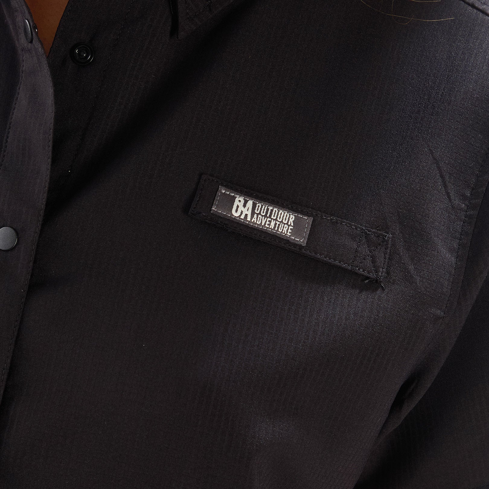 CAMISA MUJER SAMARA MANGA CORTA / OUTDOOR ADVENTURE#NEGRO