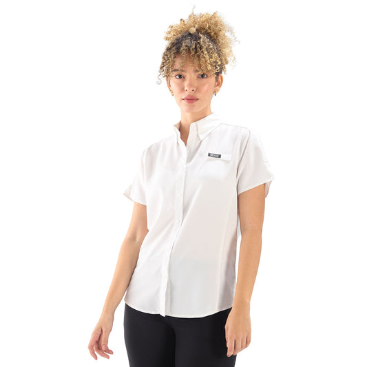 Camisa Manga Corta Mujer Samara Outdoor Adventure - Blanco