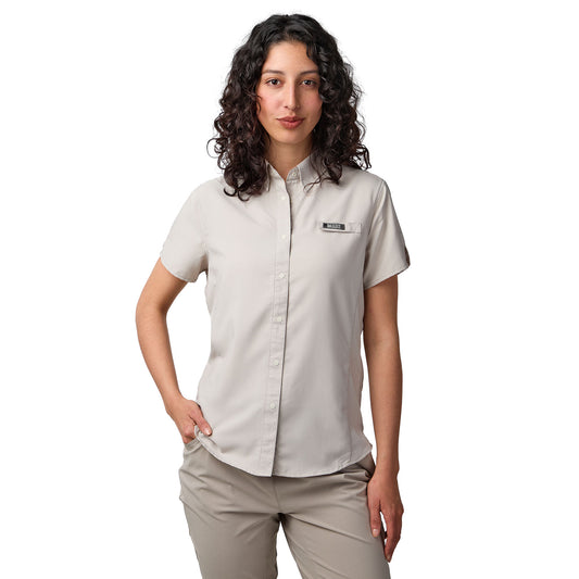 Camisa Manga Corta Mujer Samara Outdoor Adventure - Beige
