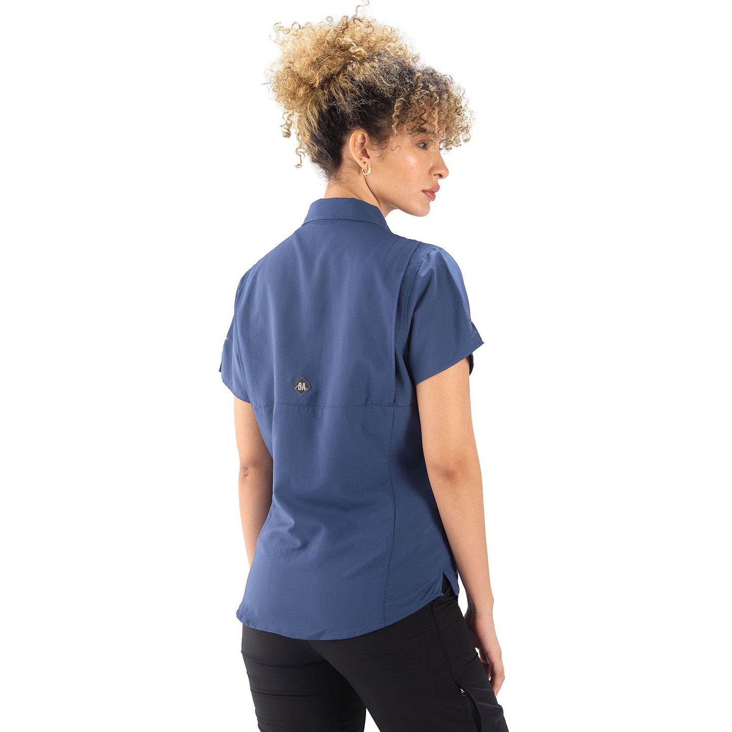 Camisa Mujer Manga Corta Samara Outdoor Adventure - Azul