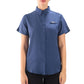Camisa Mujer Manga Corta Samara Outdoor Adventure - Azul
