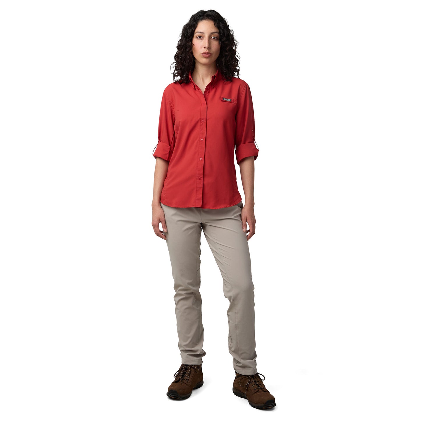 Camisa Manga Larga Mujer Samara Outdoor Adventure - Rojo