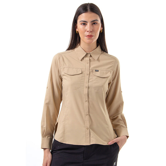 CAMISA MUJER OROSI MANGA LARGA OUTDOOR ADVENTURE