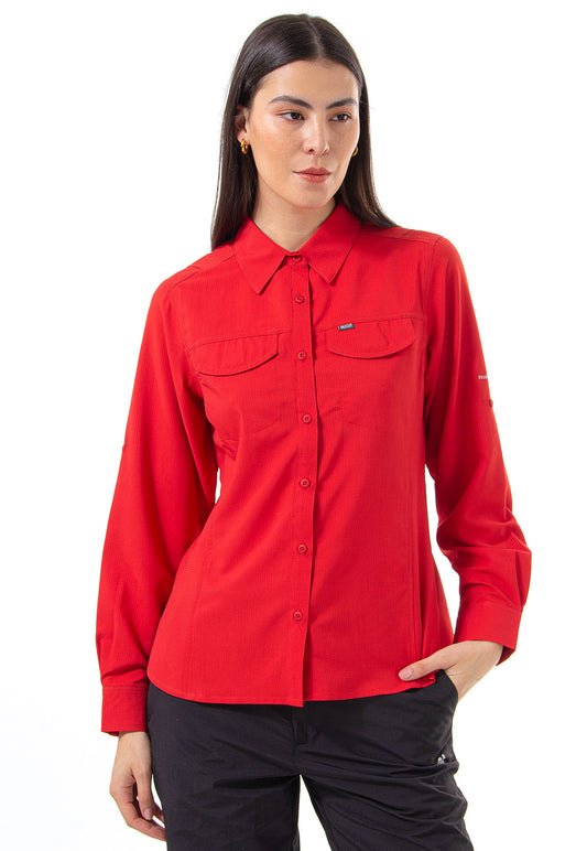 CAMISA MUJER OROSI MANGA LARGA OUTDOOR ADVENTURE