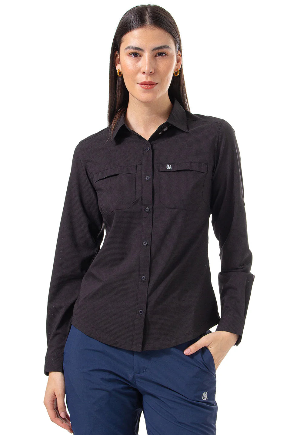 Camisa Manga Larga Mujer Canaima Outdoor Adventure - Negro