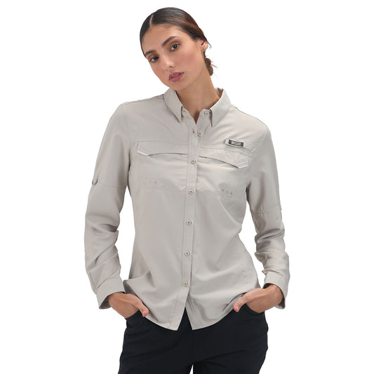 Camisa Manga Larga Mujer Roatan Outdoor Adventure - Beige