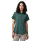 Camisa Manga Corta Mujer Las Perlas Outdoor Adventure - Verde