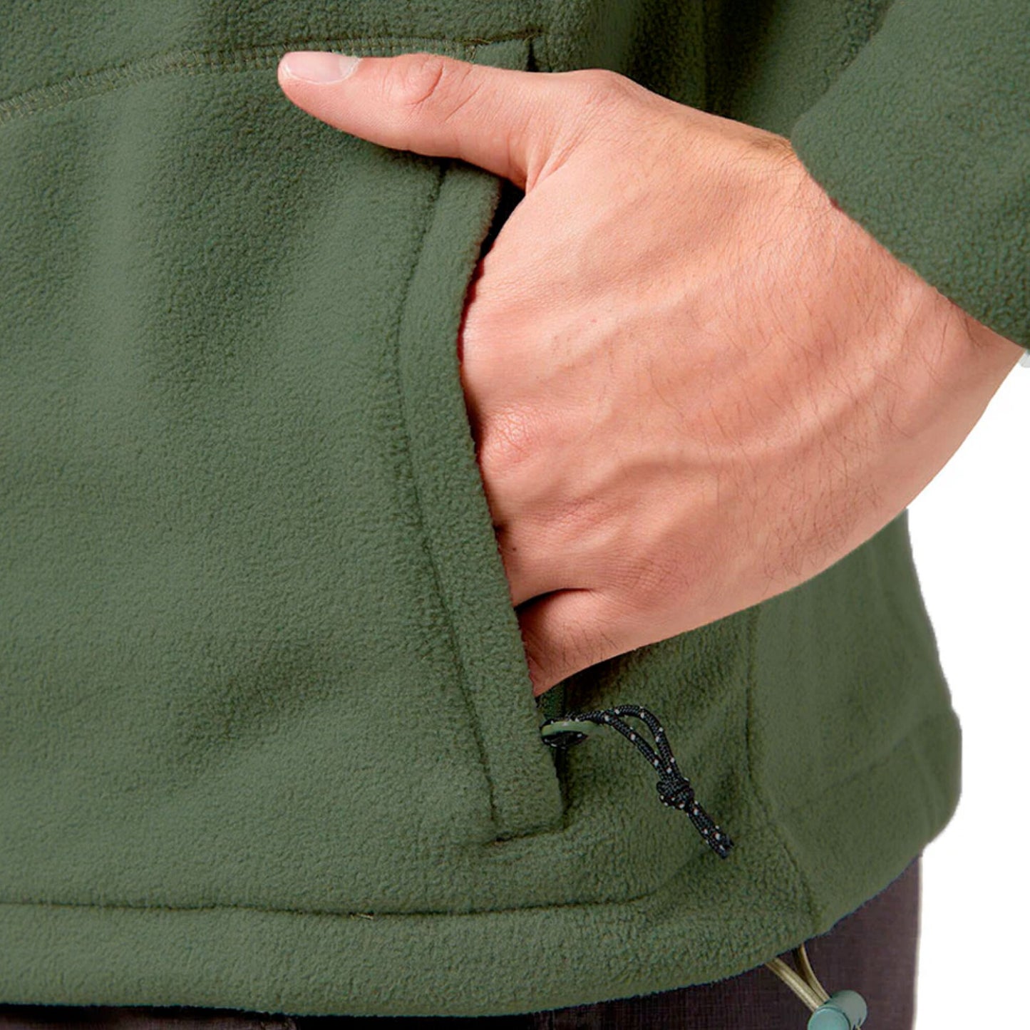FLEECE PARA HOMBRE OUTDOOR ADVENTURE KAMUK - VERDE#VERDE