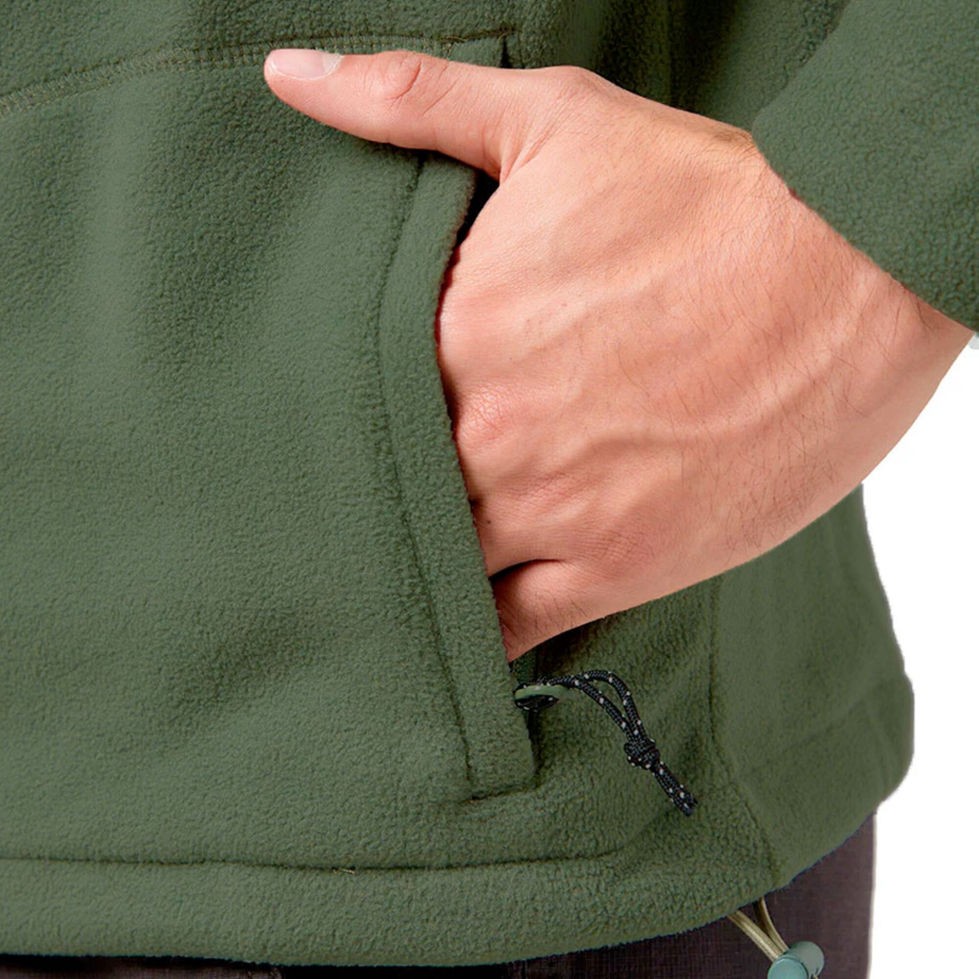 FLEECE PARA HOMBRE OUTDOOR ADVENTURE KAMUK - VERDE#VERDE