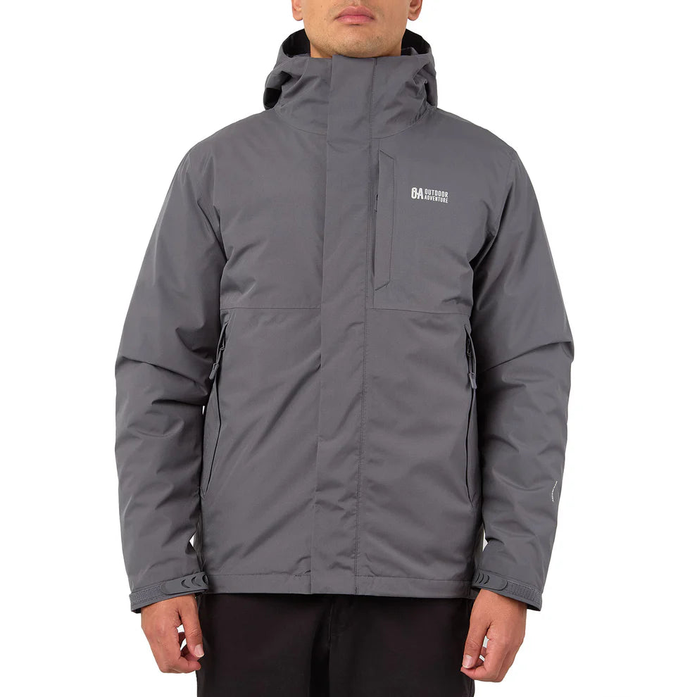 JACKET HOMBRE TAJAMULCO 3 en 1 OUTDOOR ADVENTURE - GRIS