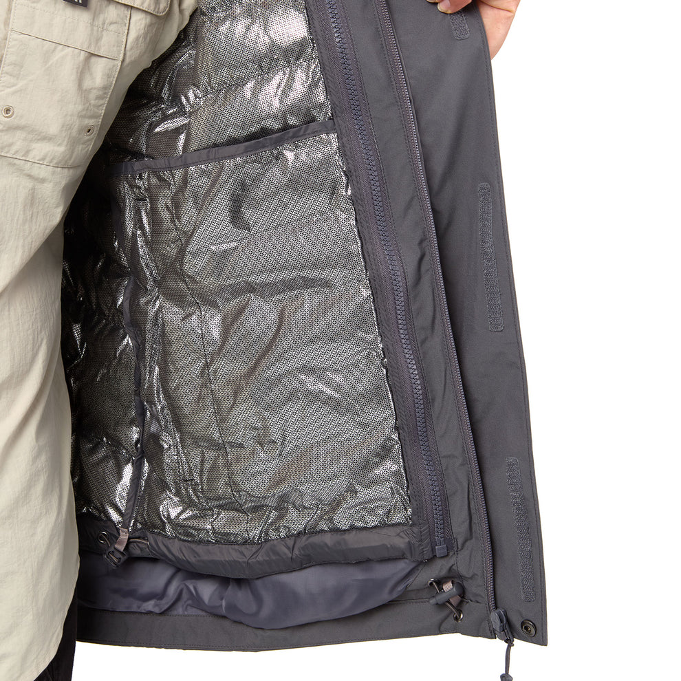 JACKET HOMBRE TAJAMULCO 3 en 1 OUTDOOR ADVENTURE - GRIS