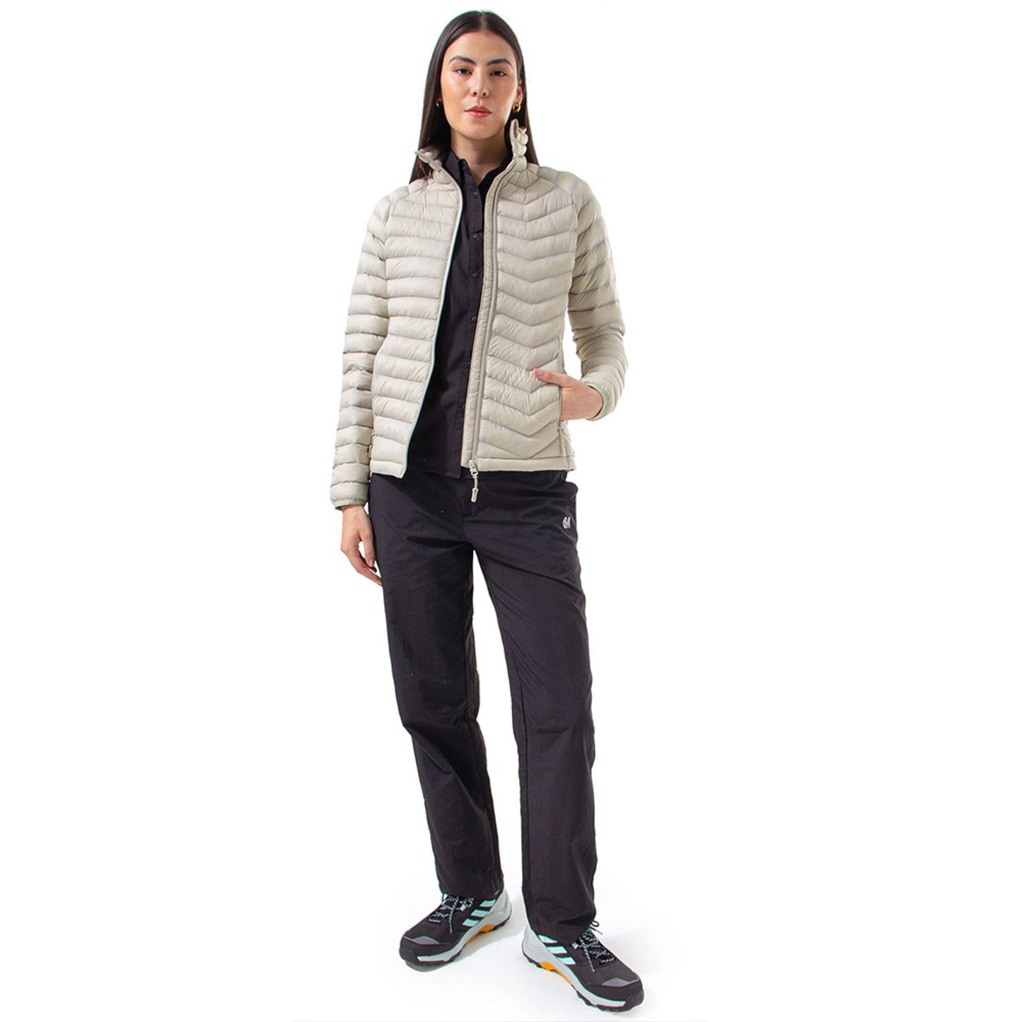 JACKET NEVADO TERMITEC DE MUJER OUTDOOR ADVENTURE - CREMA#CREMA