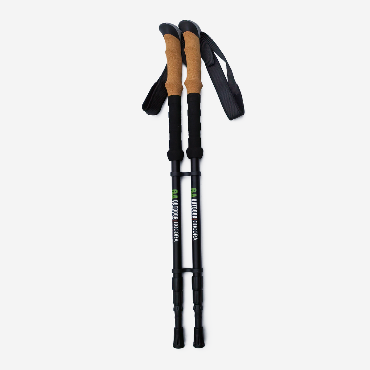 Duo baston telescopico Outdoor Adventure Cocora 2.0 - Negro