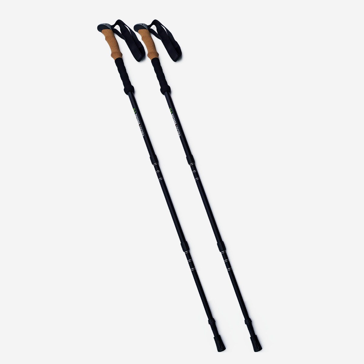 Duo baston telescopico Outdoor Adventure Cocora 2.0 - Negro