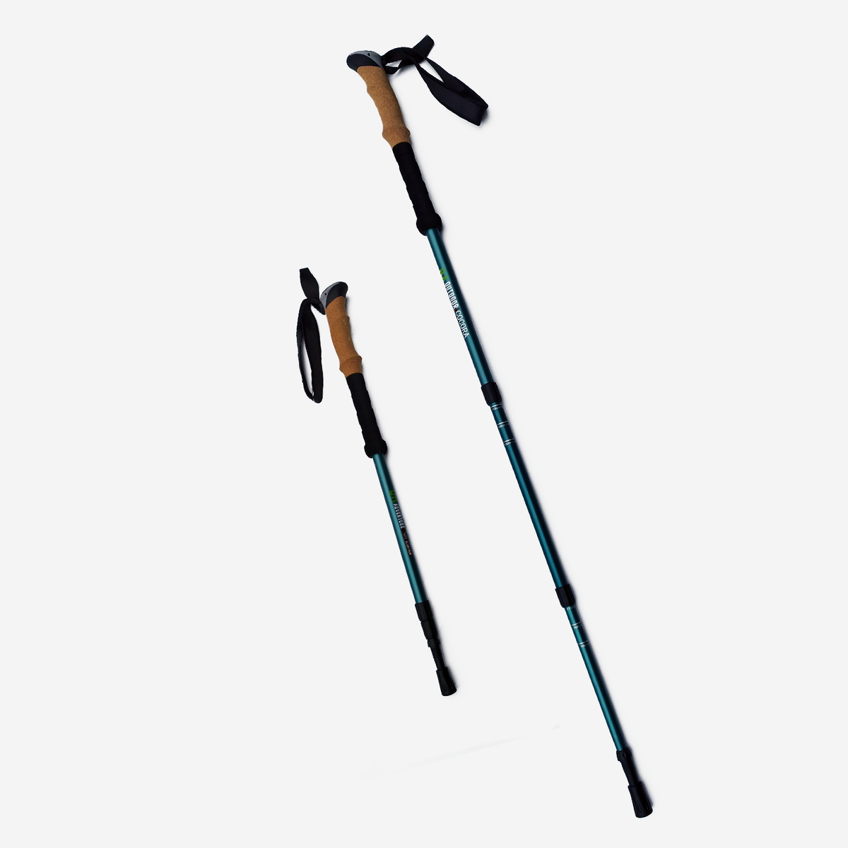 Duo baston telescopico Outdoor Adventure Cocora 2.0 - Verde