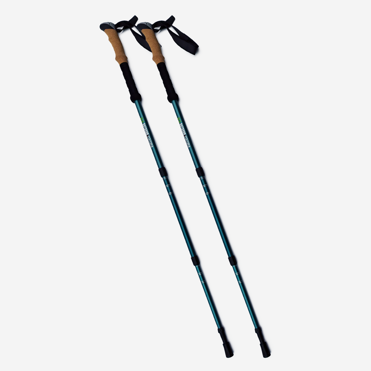 Duo baston telescopico Outdoor Adventure Cocora 2.0 - Verde