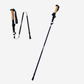 Duo baston plegable Outdoor Adventure Nevado - Negro