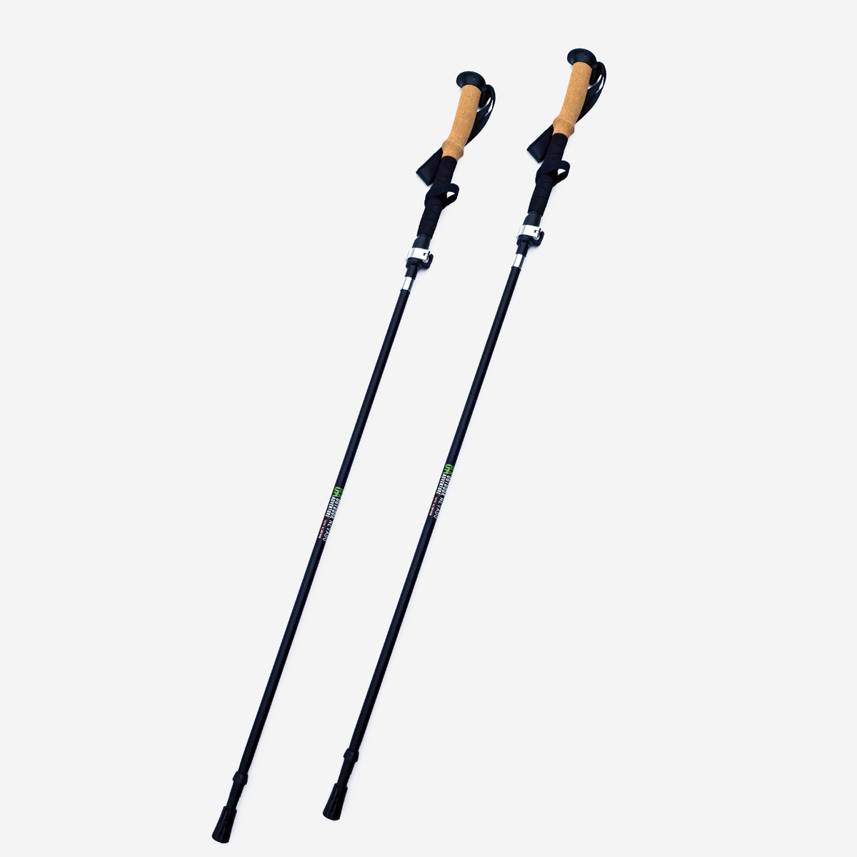 Duo baston plegable Outdoor Adventure Nevado - Negro