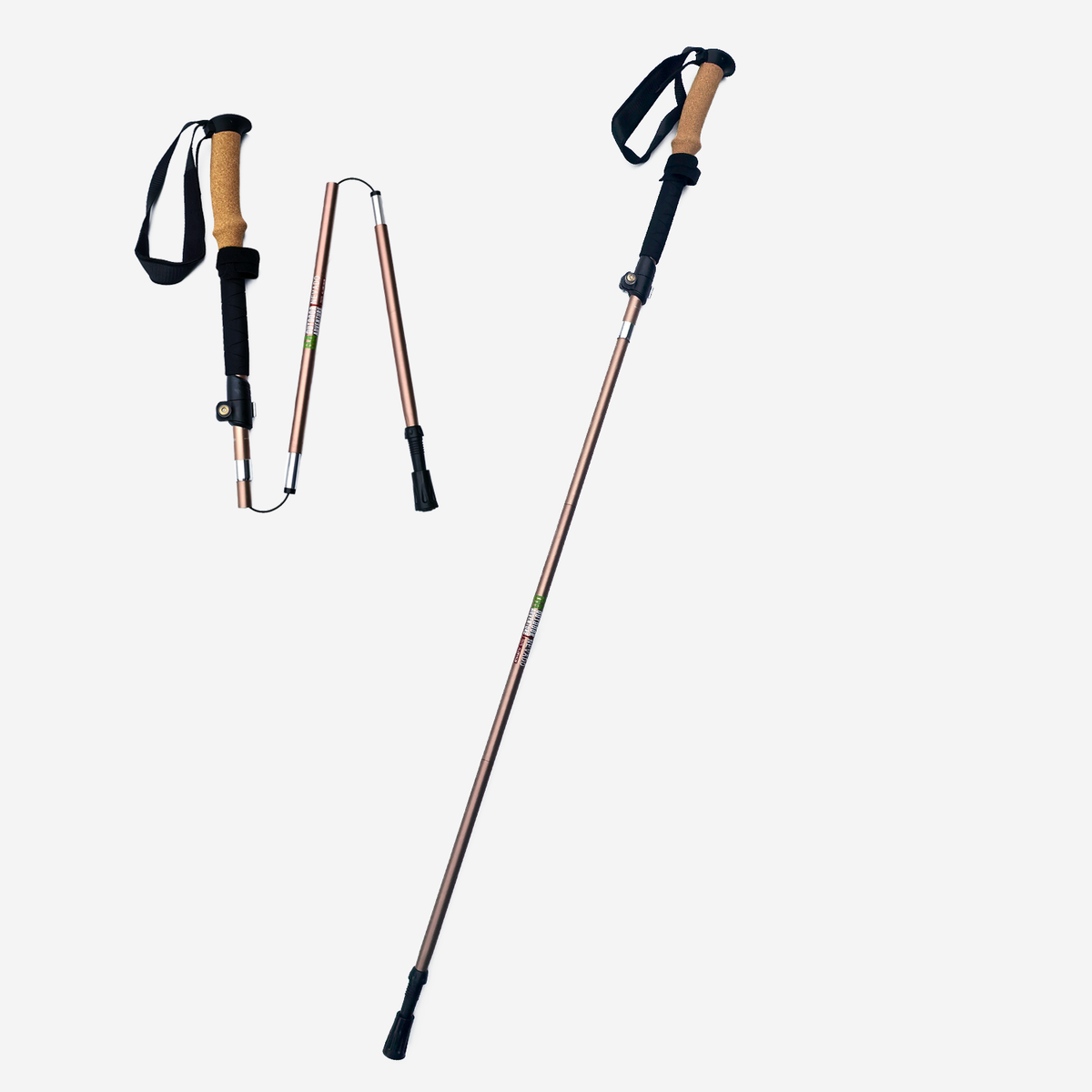 Duo baston plegable Outdoor Adventure Nevado - Oro Rosa