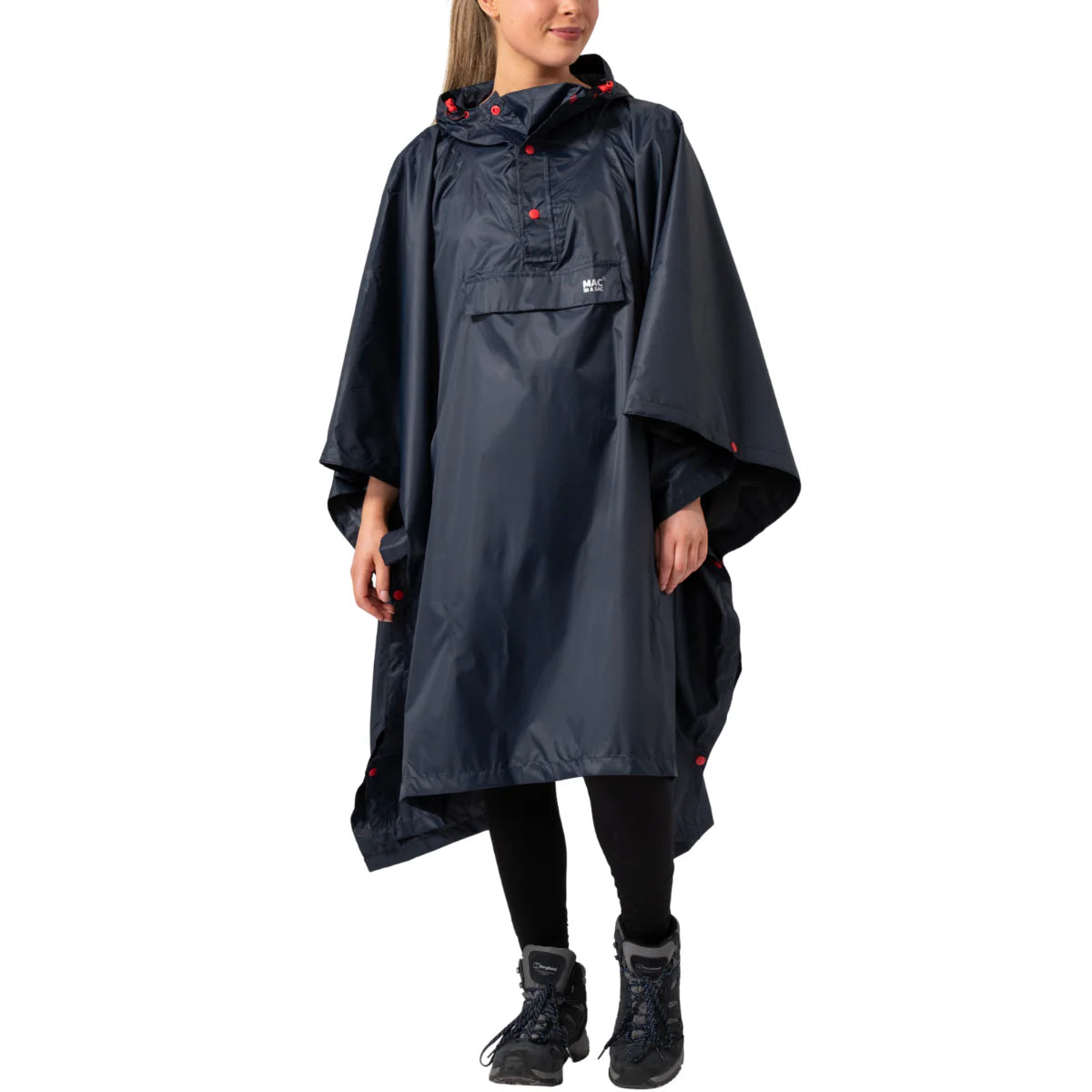 Poncho impermeable unisex Mac in a Sac - Navy