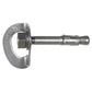 PLACA DE ANCLAJE DE ACERO CON TORNILLO 12MM