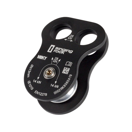 POLEA DE ALUMINIO PARA ARBORISMO MIKY - 28KN