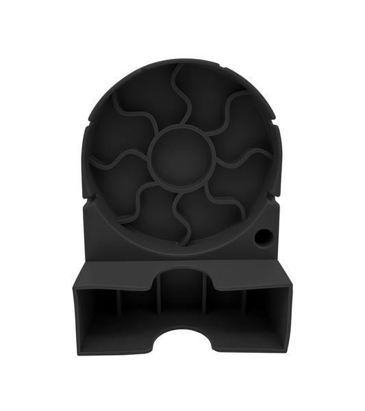 Base de secado de botellas Negro