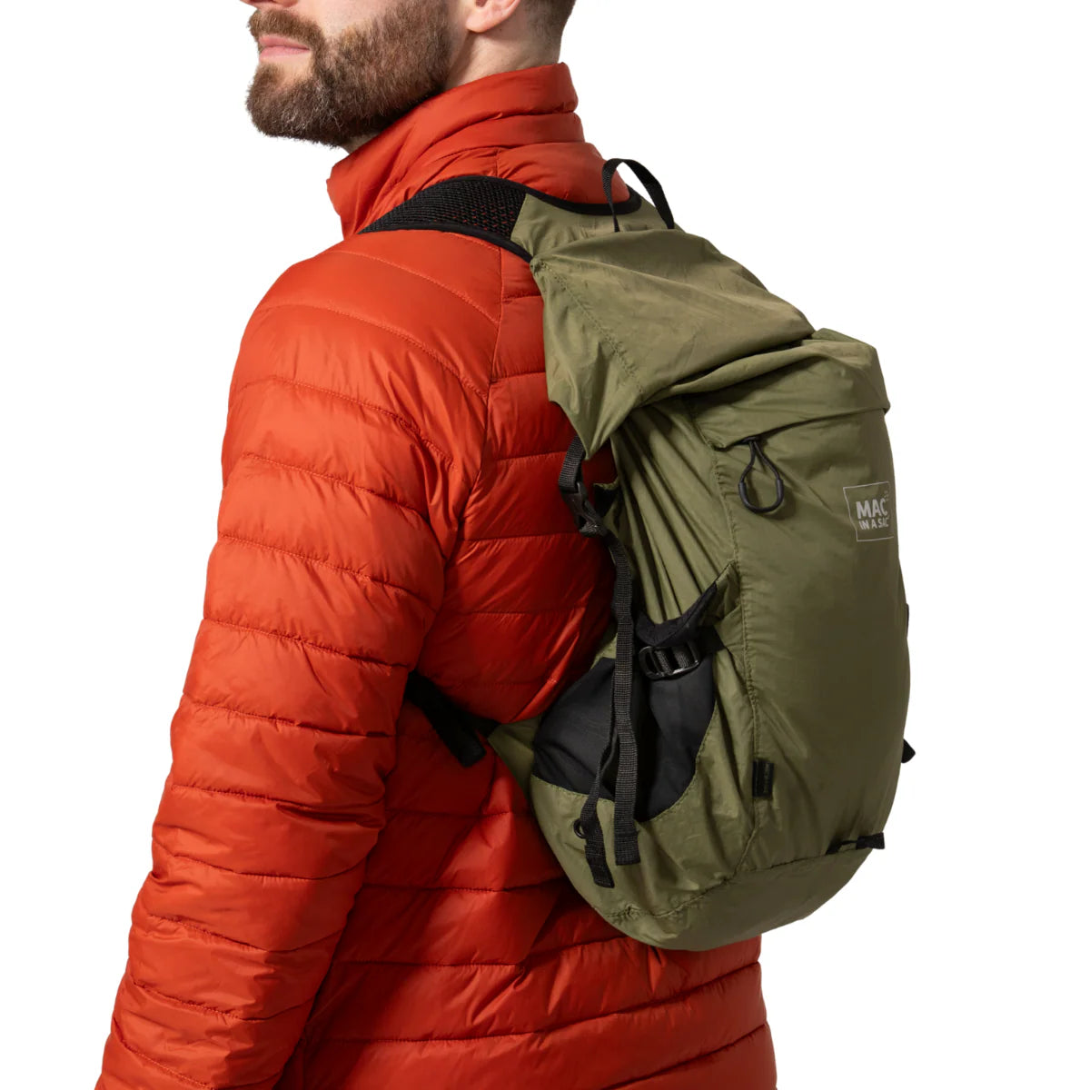Mochila impermeable Mac in a Sac Travelite - Verde