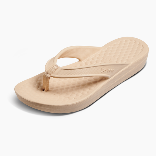 Sandalia para mujer Joybees Varsity Flip Solid - Frappe